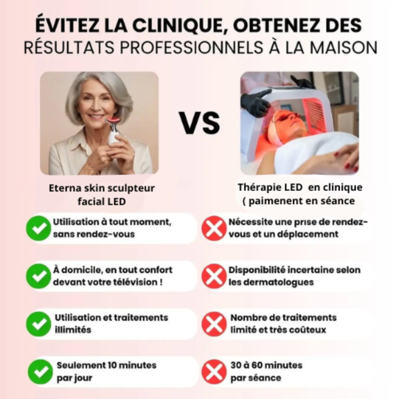 Sculpteur Facial LED – Soin Visage Anti-Âge à Domicile