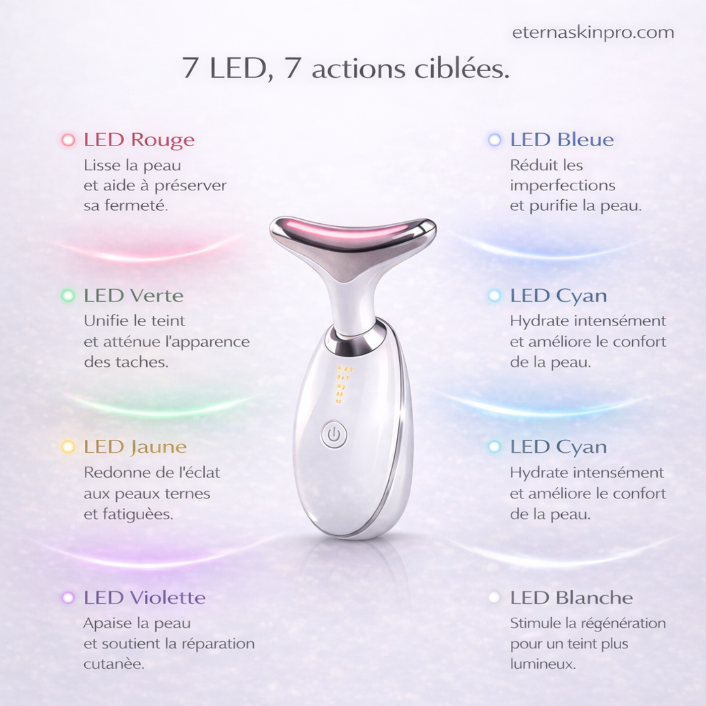 Sculpteur Facial LED – Soin Visage Anti-Âge à Domicile